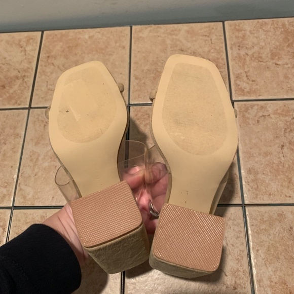 Cape Robbin Nude Block Heels size 6.5 - Picture 8 of 10